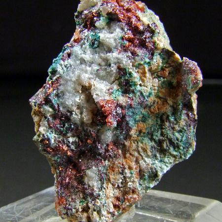 Native Copper Cuprite & Brochantite