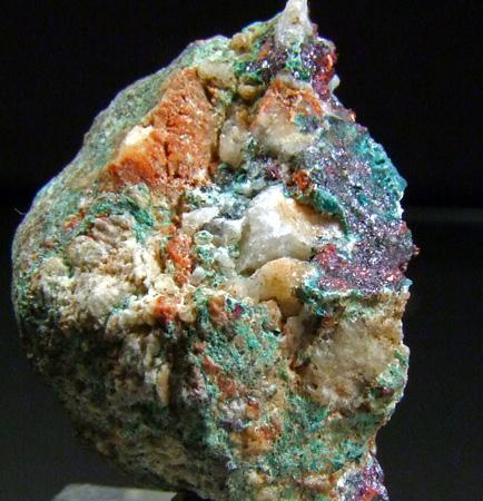 Native Copper Cuprite & Brochantite