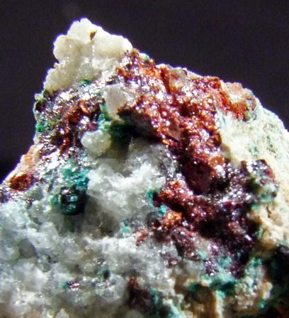 Native Copper Cuprite & Brochantite