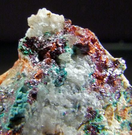 Native Copper Cuprite & Brochantite