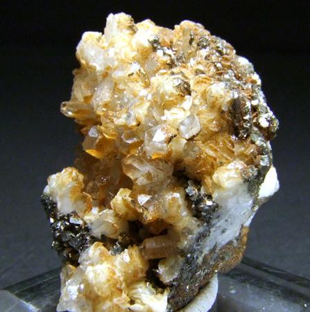 Pyrite & Siderite On Quartz