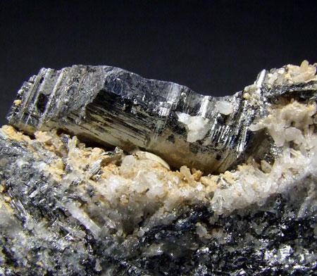 Stibnite & Quartz