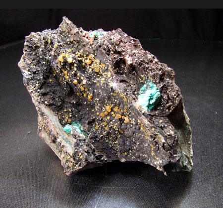 Wulfenite & Malachite