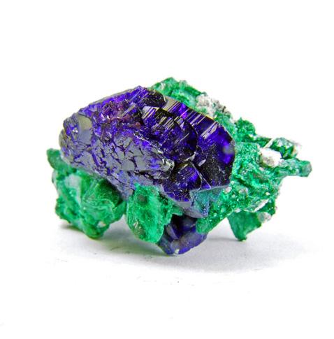 Azurite On Malachite Psm Azurite