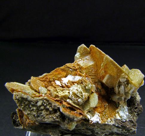 Calcite On Pyrite