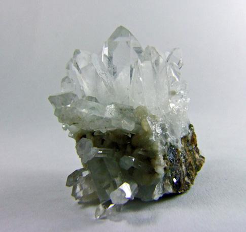 Calcite On Quartz & Pyrrhotite