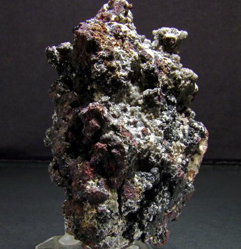 Cuprite & Calcite On Native Copper