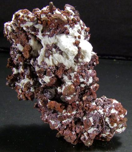 Cuprite & Calcite On Native Copper