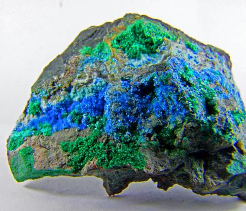 Cyanotrichite & Brochantite