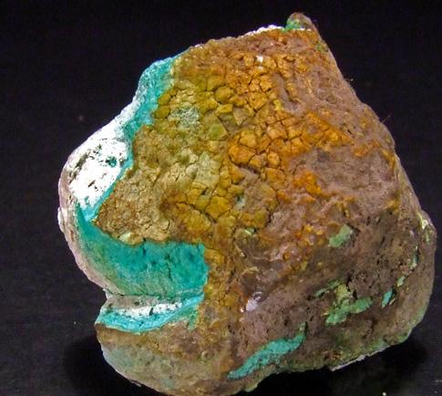 Magnesite With Native Copper Inclusions