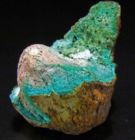 Magnesite With Native Copper Inclusions
