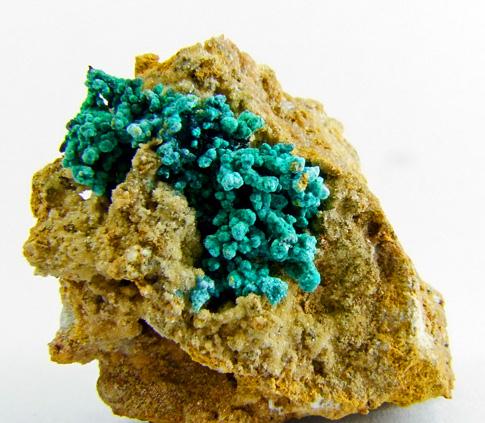 Schulenbergite & Brochantite On Native Copper