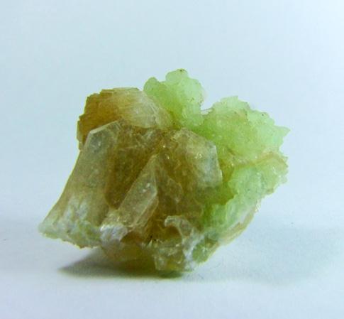 Stilbite On Prehnite