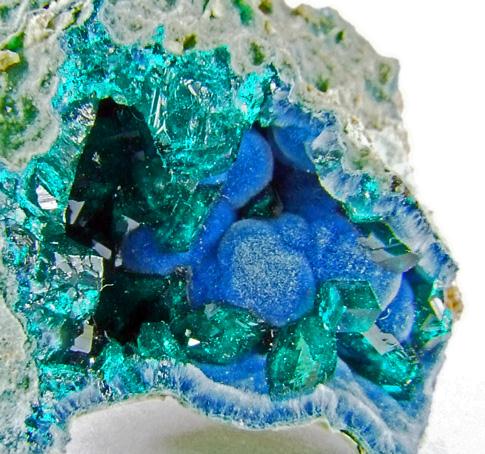 Dioptase On Shattuckite