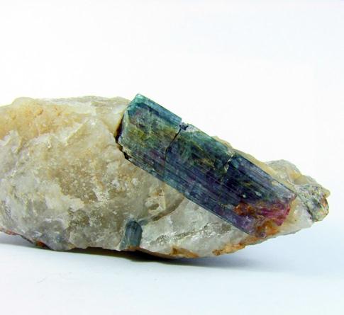 Elbaite In Quartz