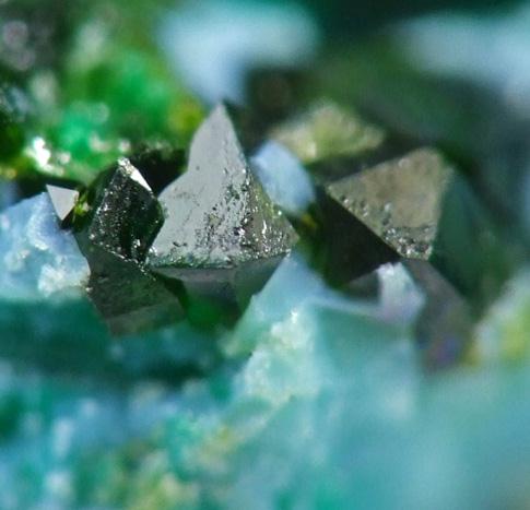 Fluorapatite On Libethenite