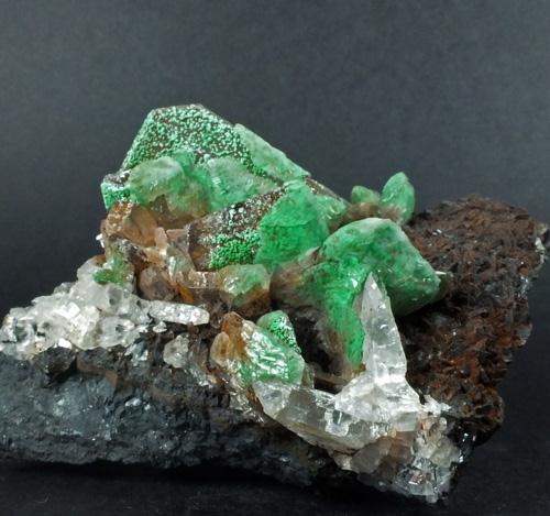 Malachite On Baryte