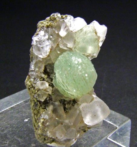 Prehnite On Calcite