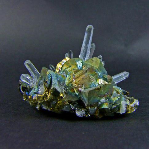 Quartz On Chalcopyrite