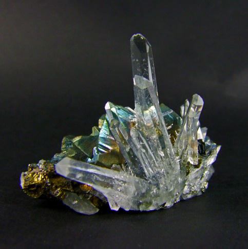 Quartz On Chalcopyrite