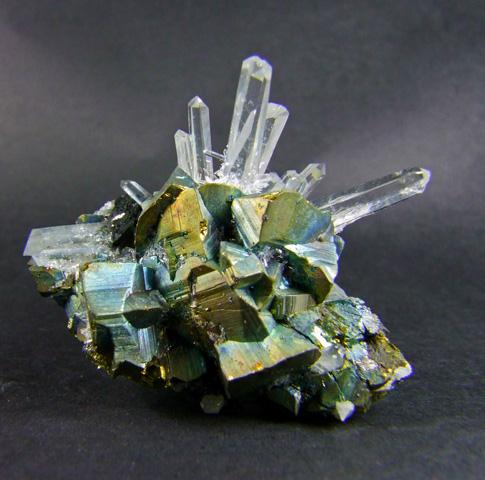 Quartz On Chalcopyrite