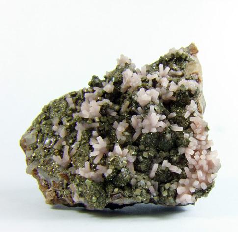 Rhodochrosite In Pyrite