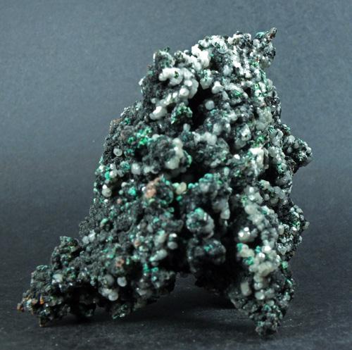 Tenorite & Calcite On Native Copper