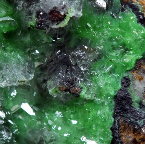 Conichalcite In Calcite