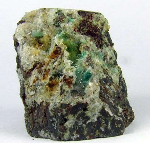 Connellite & Paratacamite On Natrolite