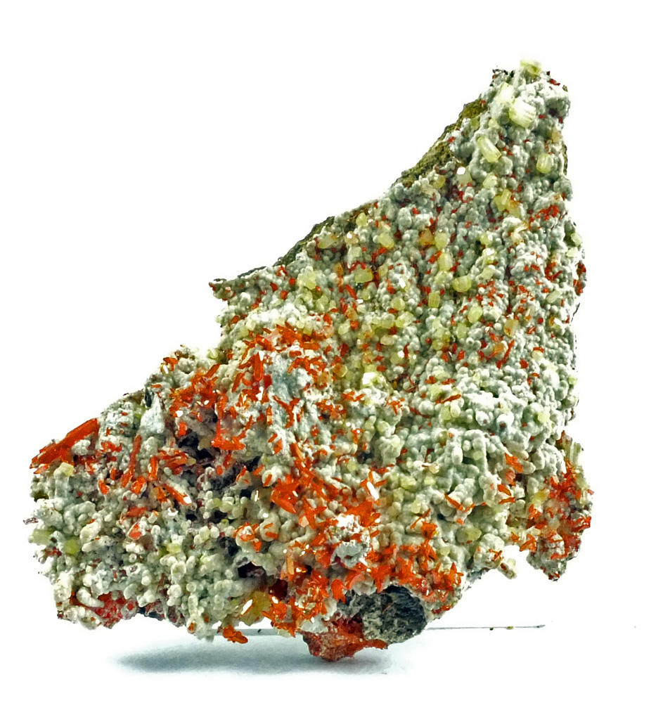 Crocoite On Dundasite