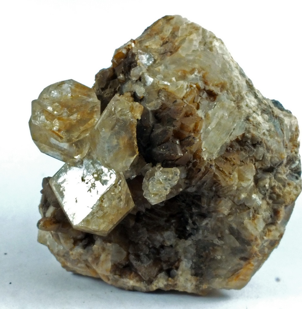 Fluorapophyllite On Calcite