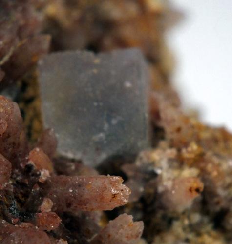 Fluorite On Quartz