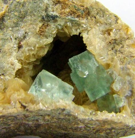 Fluorite On Siderite