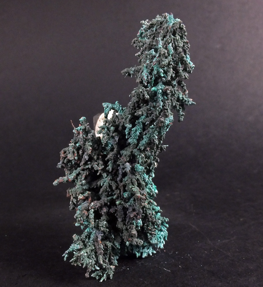 Ktenasite On Native Copper