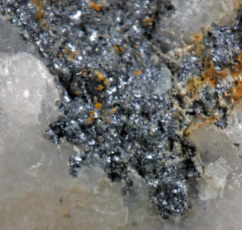 Molybdenite In Quartz
