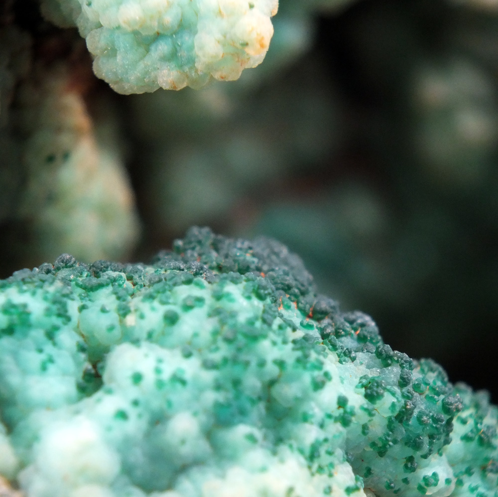 Pseudomalachite On Chrysocolla