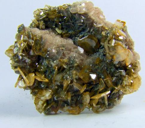 Wulfenite On Dolomite