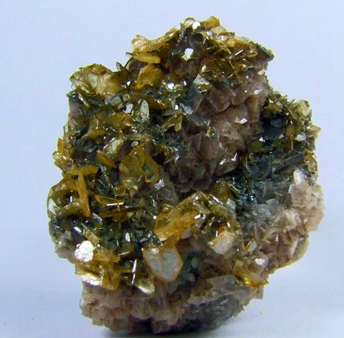 Wulfenite On Dolomite