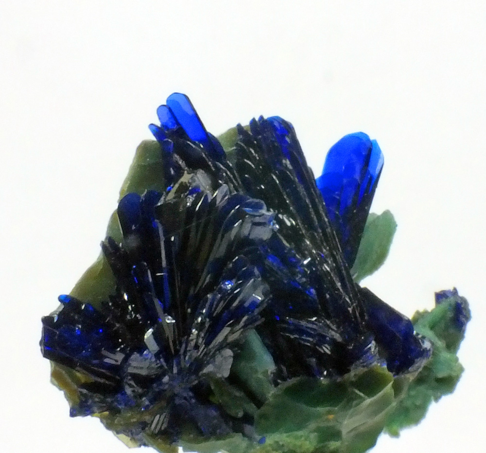 Azurite On Chrysocolla