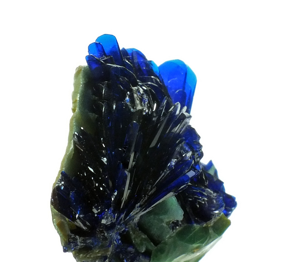 Azurite On Chrysocolla