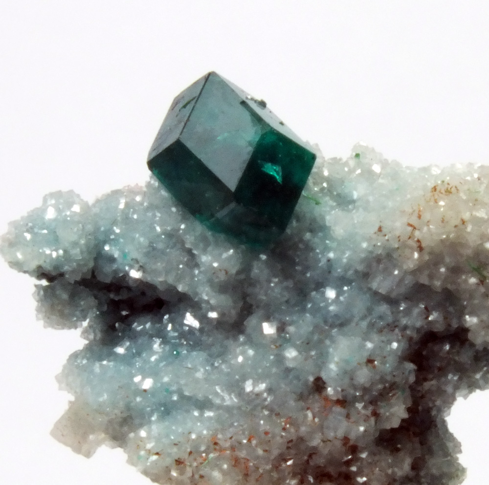 Dioptase & Plancheite In Dolomite