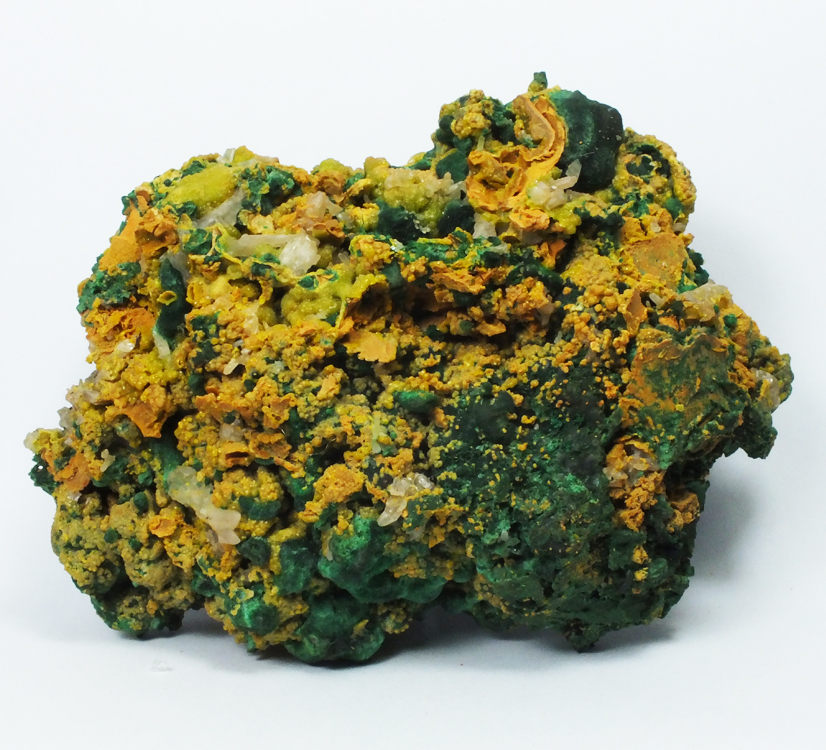 Pyromorphite On Malachite