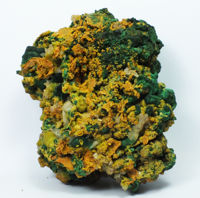 Pyromorphite On Malachite