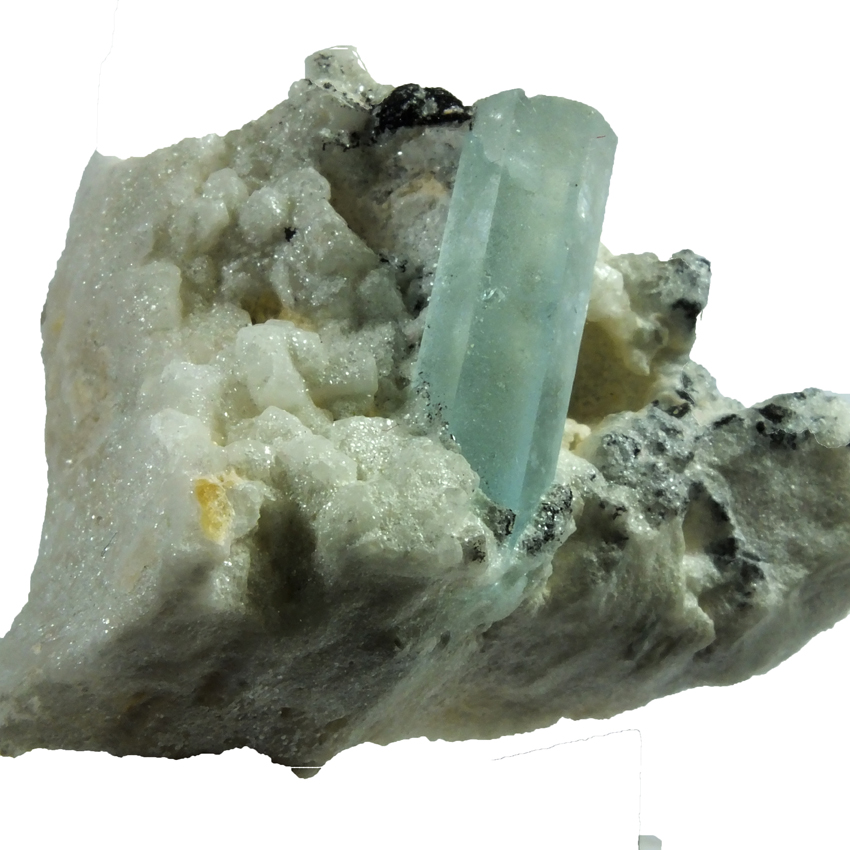 Aquamarine Schorl & Albite