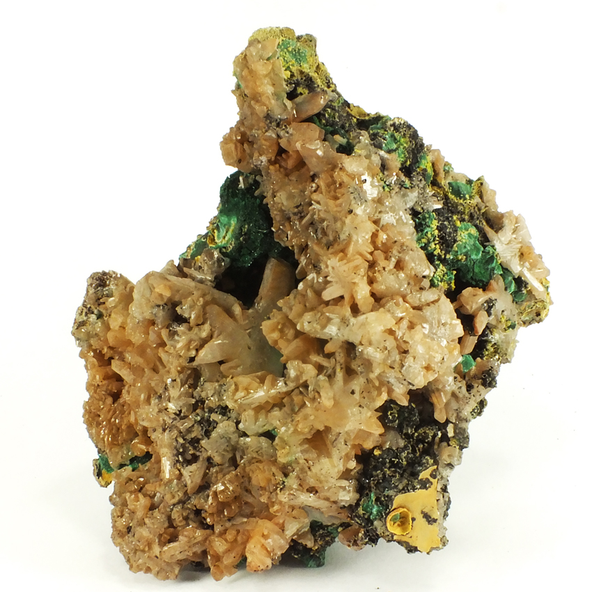 Cerussite On Malachite