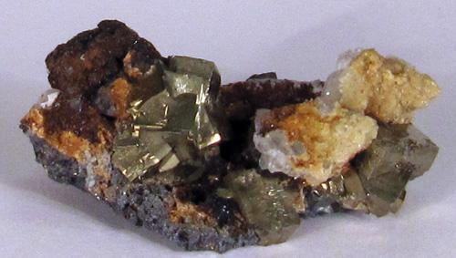 Pyrite Sphalerite Ankerite & Quartz