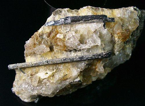 Stibnite Calcite & Fluorite