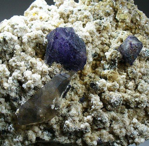 Fluorite Orthoclase & Quartz