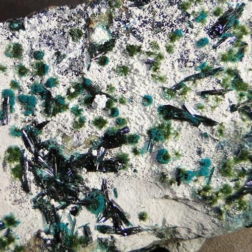 Atacamite Libethenite & Pseudomalachite