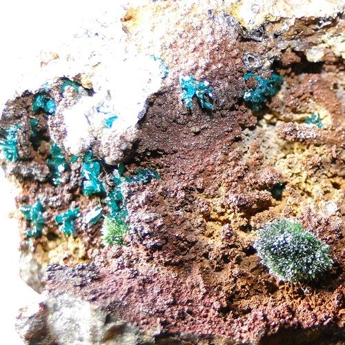 Libethenite & Pseudomalachite
